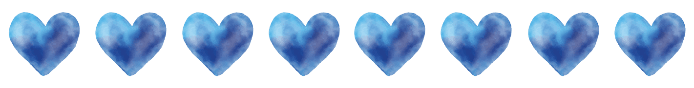 blue hearts line